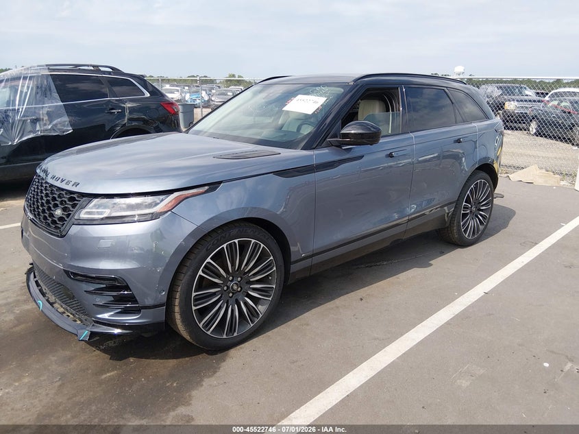 Vin: salym2rv4ja758543, lot: 46020962, land rover range rover velar p380 first edition/p380 hse r-dynamic 20182