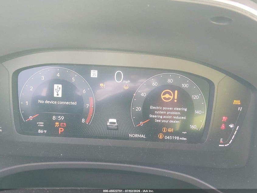 2024 Acura Integra A-Spec VIN: 19UDE4H35RA001498 Lot: 45522751