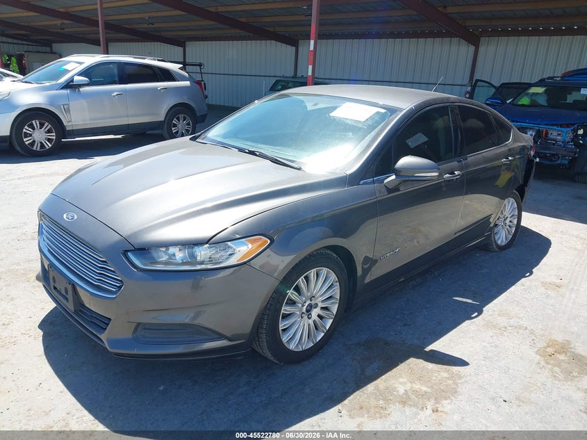 2016 Ford Fusion, Левый зад, IAAI, VIN 3FA6P0LU2GR157632 — фото 2