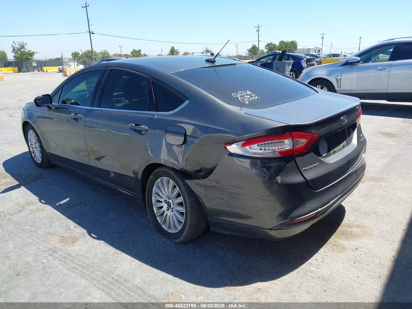 2016 FORD FUSION HYBRID auction photo 3