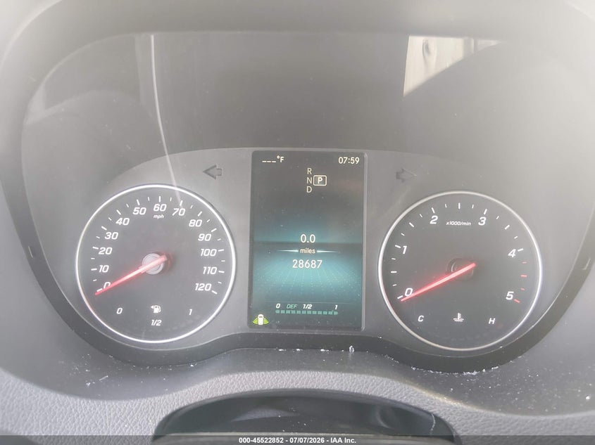 2024 Mercedes-Benz Sprinter 2500 High Roof 4-Cyl Diesel VIN: W1Y4KDHY3RT164931 Lot: 45522852