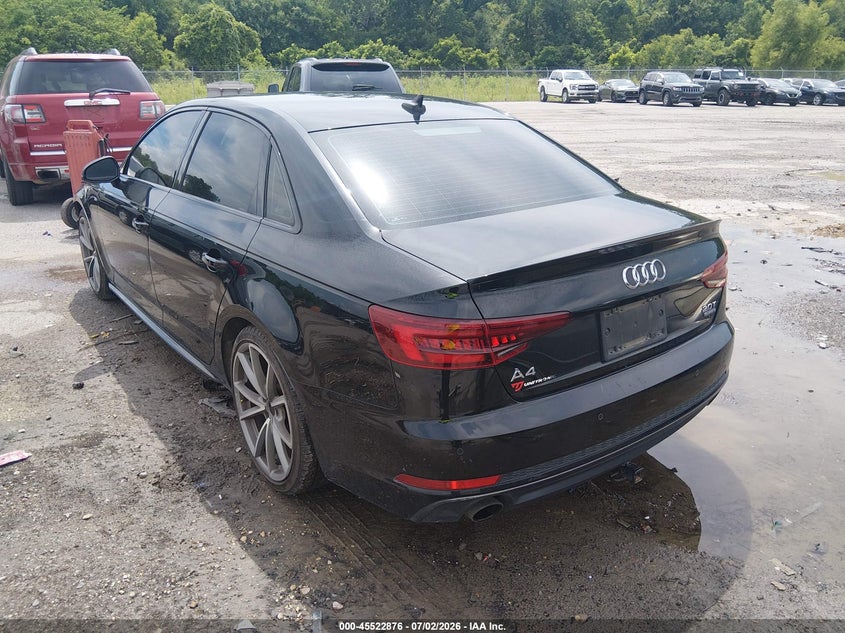 Vin: wauenaf44ja187761, lot: 46021092, audi a4 2.0t premium/2.0t tech premium 20183