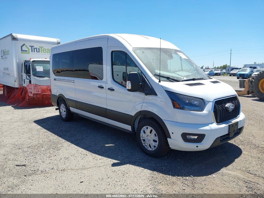 Vin: 1fbax2c8xtkb09009, lot: 46021108, ford transit-350 passenger van xl/xlt 20261