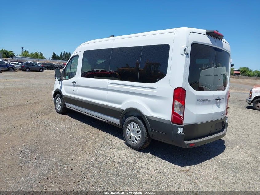Vin: 1fbax2c8xtkb09009, lot: 46021108, ford transit-350 passenger van xl/xlt 20263