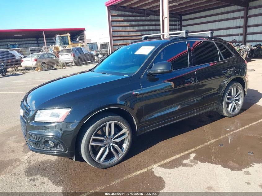 Vin: wa1cgafp8fa107507, lot: 46021137, audi sq5 3.0t premium plus 20152