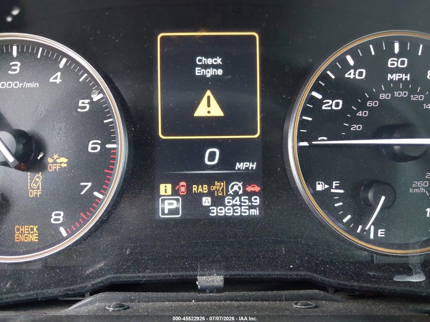 2023 SUBARU OUTBACK auction photo 7