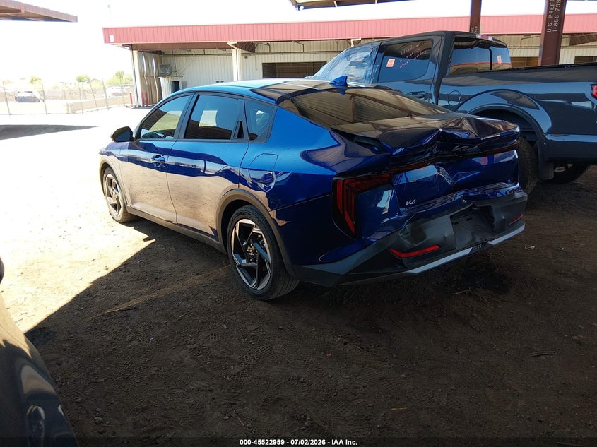 Vin: 3kpfu4de7se174752, lot: 46021175, kia k4 ex 20253