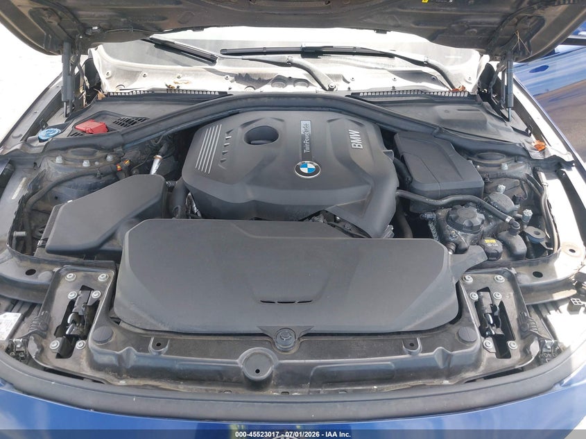 2017 BMW 3ER SEDAN 2.0L I-4 DI, DOHC, VVT, TURBO, 248HP