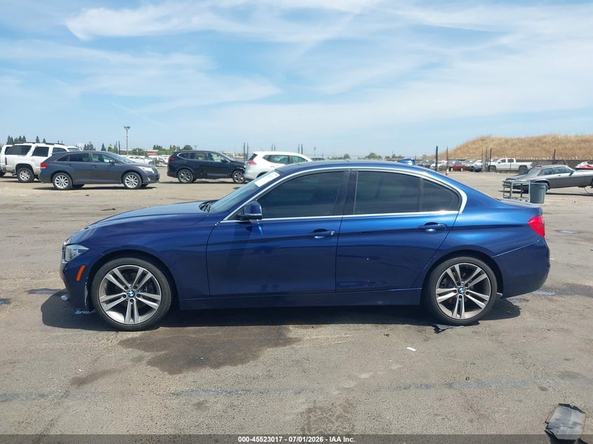 2017 BMW 3ER SEDAN 2.0L I-4 DI, DOHC, VVT, TURBO, 248HP