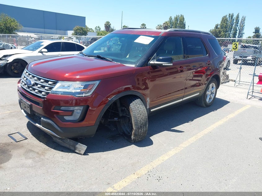 Vin: 1fm5k8dh3ggd03611, lot: 46021260, ford explorer xlt 20162