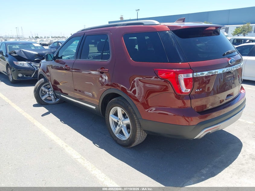 Vin: 1fm5k8dh3ggd03611, lot: 46021260, ford explorer xlt 20163