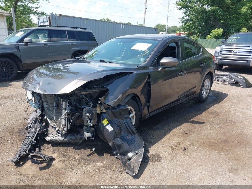Vin: jm1bm1v75e1115655, lot: 46021271, mazda mazda3 i touring 20142