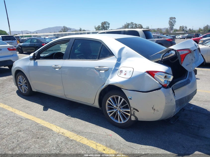 2014 TOYOTA COROLLA auction photo 3