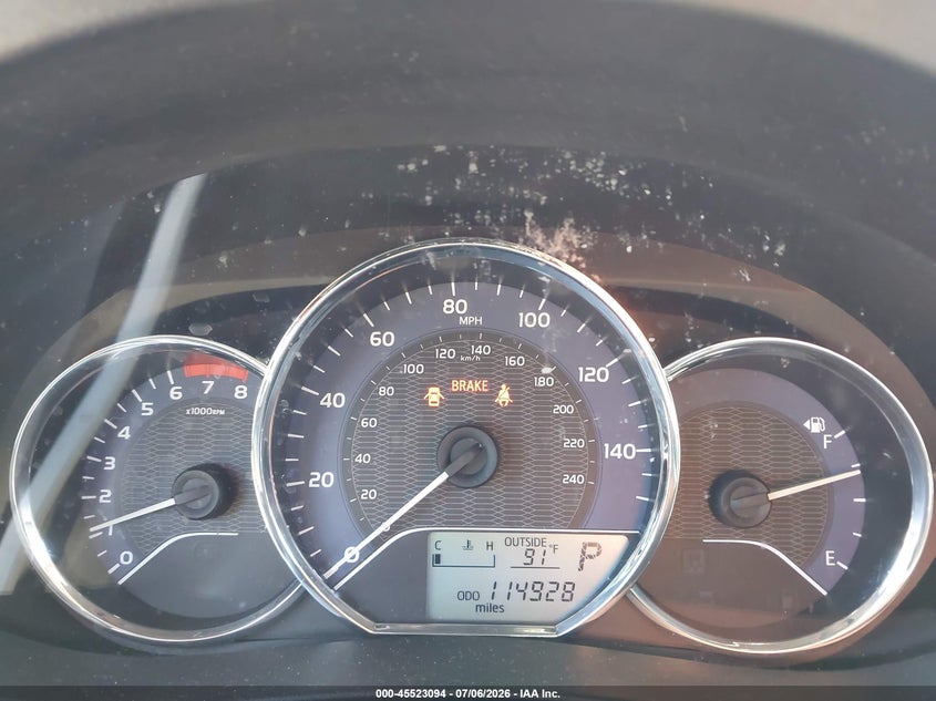 2014 TOYOTA COROLLA auction photo 7