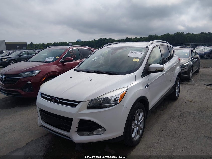Vin: 1fmcu9j92fua16720, lot: 46021320, ford escape titanium 20152