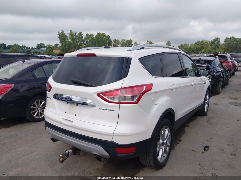 Vin: 1fmcu9j92fua16720, lot: 46021320, ford escape titanium 20154