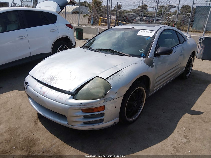 2002 Mitsubishi Eclipse, Front End, IAAI, VIN 4A3AC44G12E089624 — photo 2