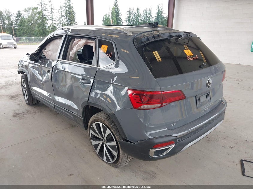 2023 VOLKSWAGEN TAOS auction photo 3