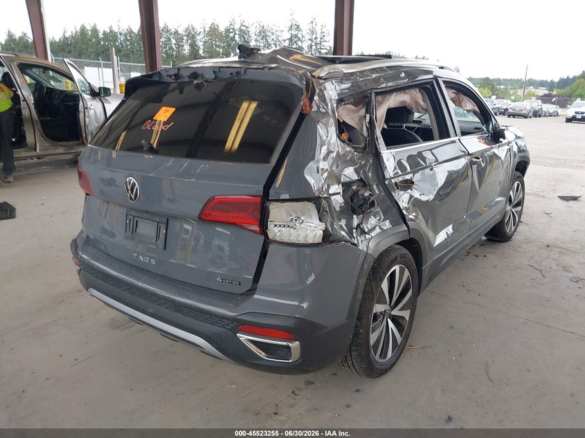 2023 VOLKSWAGEN TAOS auction photo 4