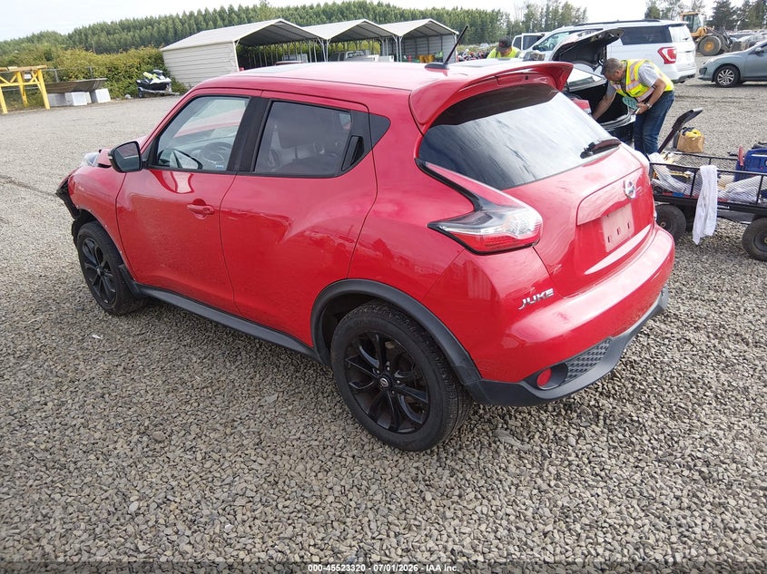 Vin: jn8af5mv4gt658293, lot: 46021536, nissan juke sl 20163