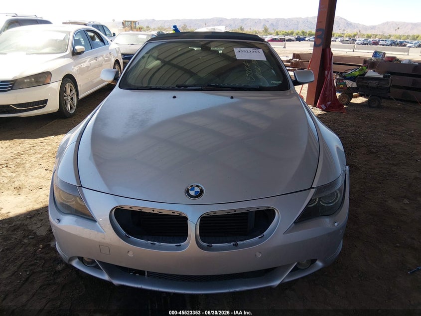 2005 BMW 645CI auction photo 6