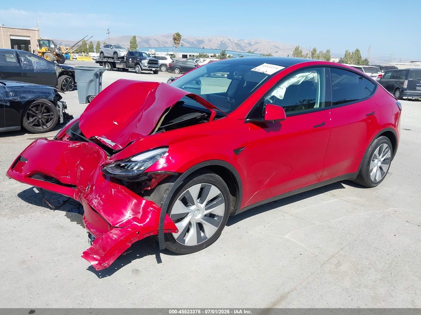 2021 TESLA MODEL Y auction photo 2