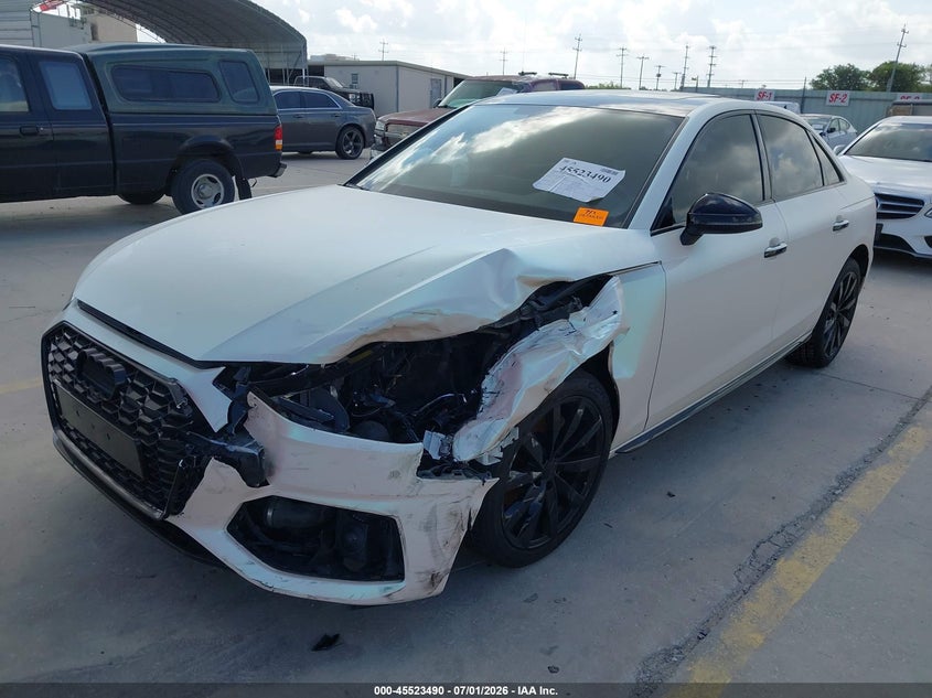 Vin: wauabaf43ma027950, lot: 46021706, audi a4 premium 40 tfsi quattro s tronic 20212