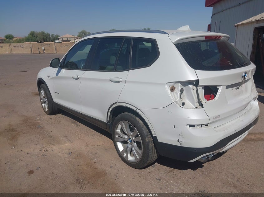 Vin: 5uxwx9c57f0d51273, lot: 46021826, bmw x3 xdrive28i 20153