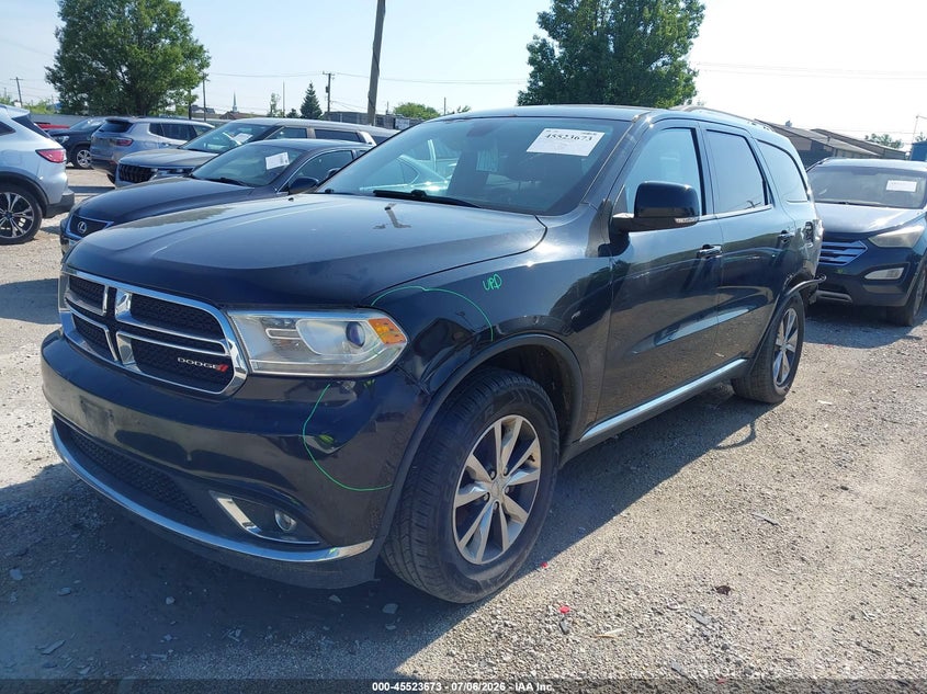 Vin: 1c4rdjdg2gc419694, lot: 46021889, dodge durango limited 20162