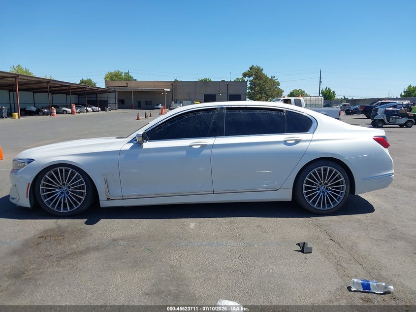 2022 BMW 750 I xDrive VIN: WBA7U2C08NCG91195 Lot: 45523711