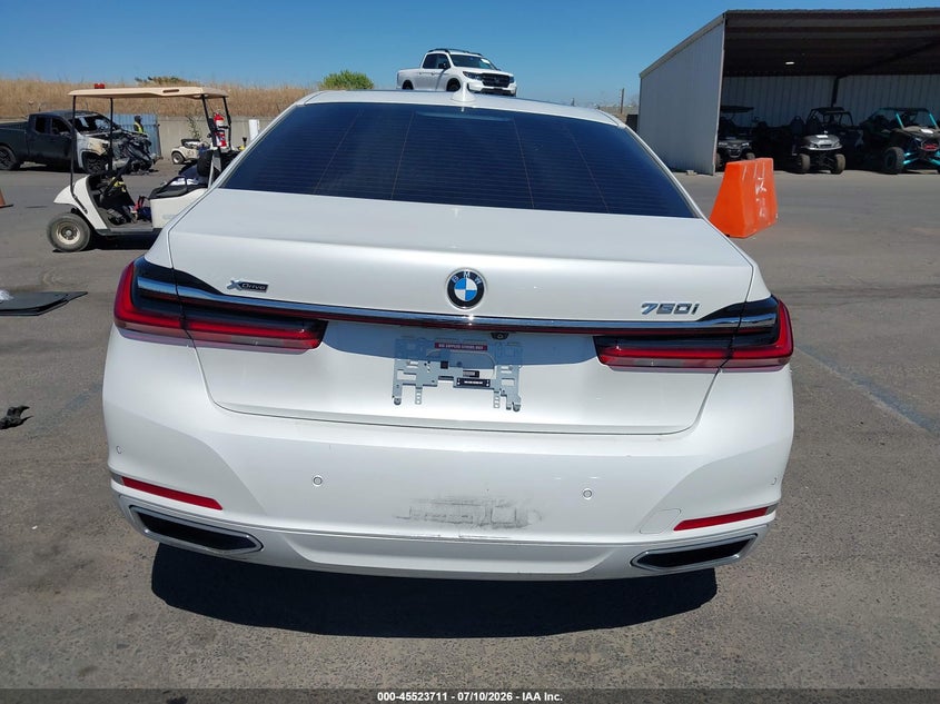 2022 BMW 750 I xDrive VIN: WBA7U2C08NCG91195 Lot: 45523711