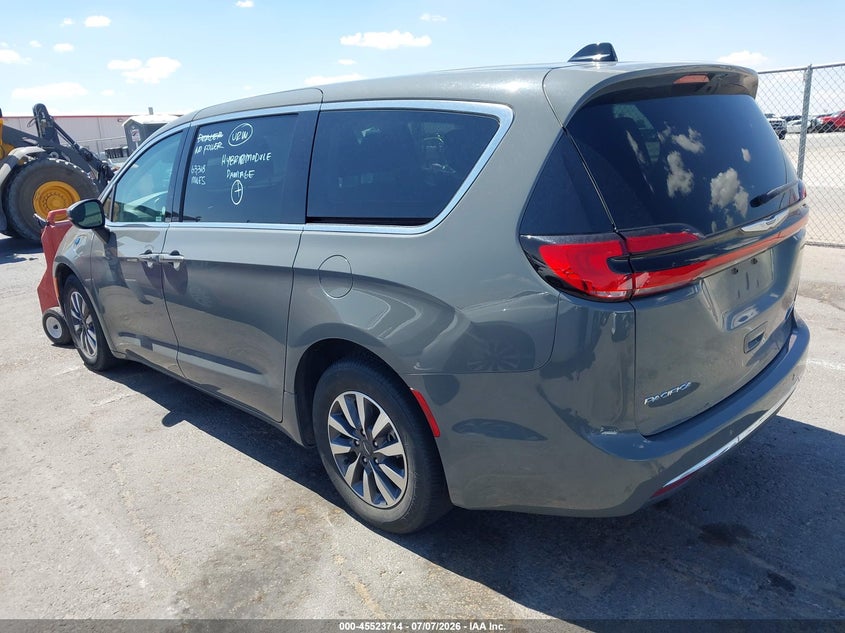 Vin: 2c4rc1l77pr608840, lot: 46021930, chrysler pacifica hybrid touring l 20233