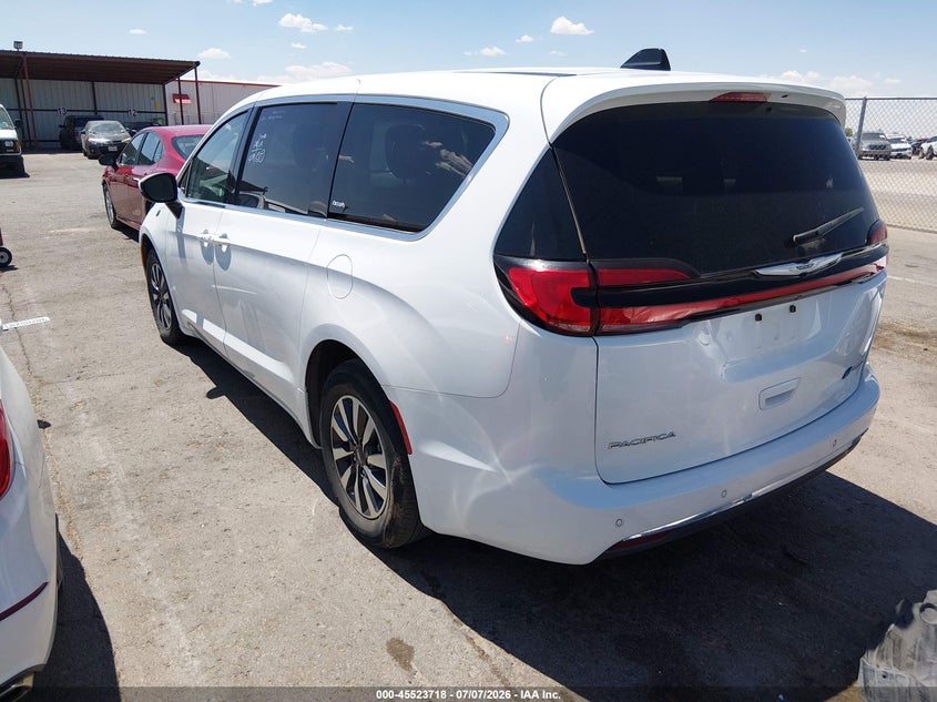 Vin: 2c4rc1l76pr541180, lot: 46021934, chrysler pacifica hybrid touring l 20233