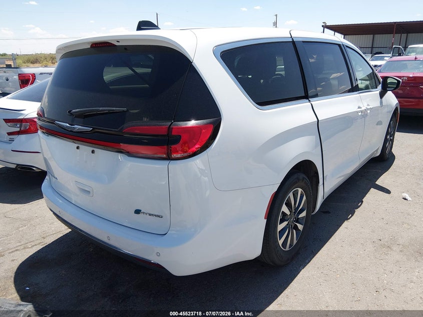 Vin: 2c4rc1l76pr541180, lot: 46021934, chrysler pacifica hybrid touring l 20234