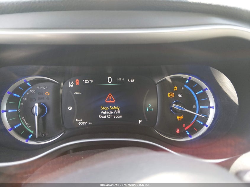 2023 Chrysler Pacifica Hybrid Touring L VIN: 2C4RC1L76PR541180 Lot: 45523718