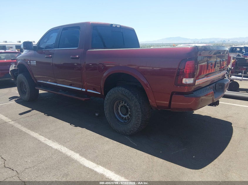 Vin: 3c6ur5gl9jg381887, lot: 46022002, ram 2500 limited  4x4 6'4 box 20183