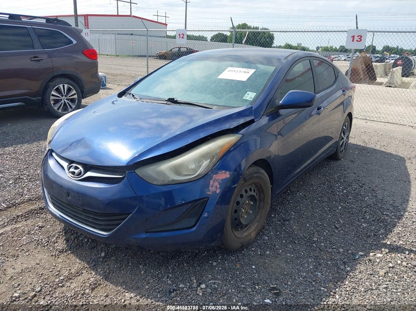 2016 Hyundai Elantra Se 5NPDH4AEXGH731169 photo 1