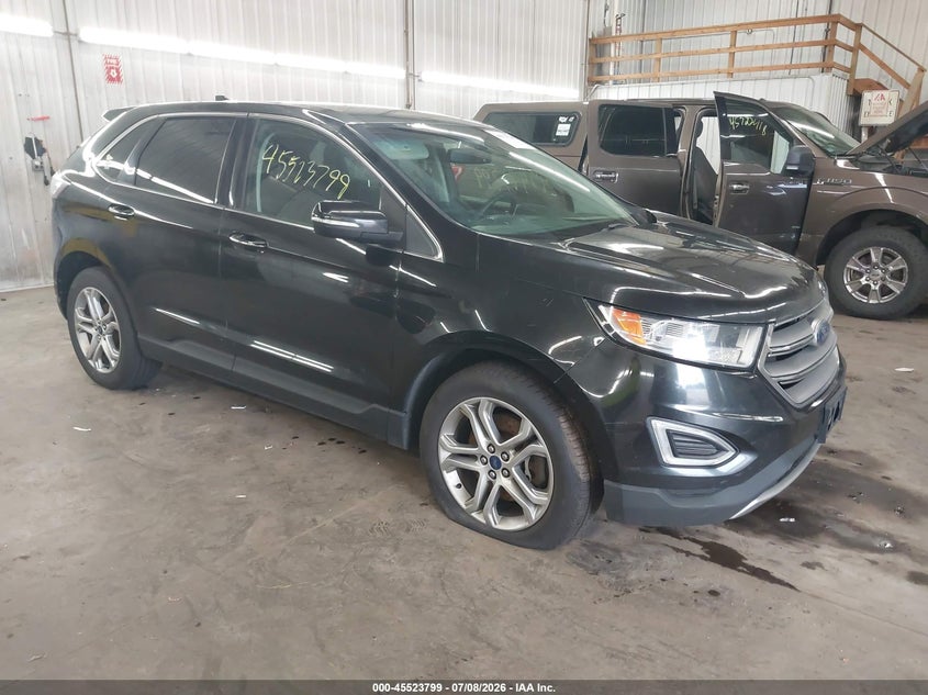 Vin: 2fmtk4k96fbb10113, lot: 46022015, ford edge titanium 2015 img_1