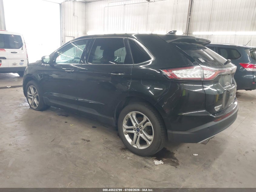 Vin: 2fmtk4k96fbb10113, lot: 46022015, ford edge titanium 20153