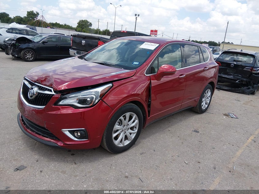 Vin: lrbfxbsa1kd072391, lot: 46022030, buick envision fwd preferred 20192