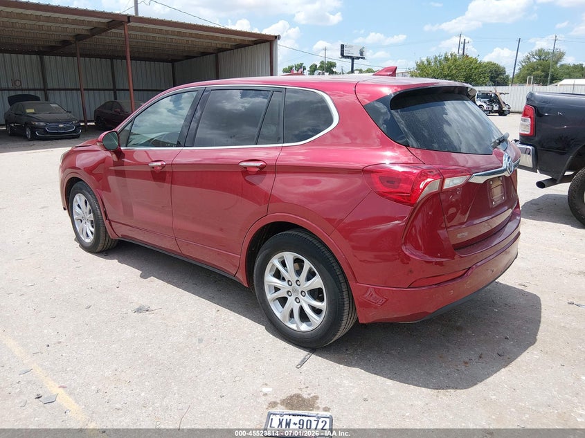 Vin: lrbfxbsa1kd072391, lot: 46022030, buick envision fwd preferred 20193