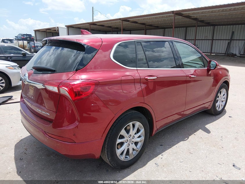 Vin: lrbfxbsa1kd072391, lot: 46022030, buick envision fwd preferred 20194