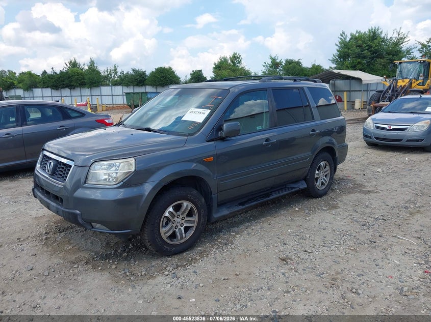 2007 Honda Pilot Ex-L VIN: 2HKYF18637H533988 Lot: 45523836