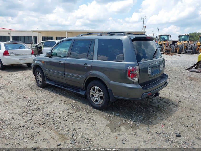 2007 Honda Pilot Ex-L VIN: 2HKYF18637H533988 Lot: 45523836
