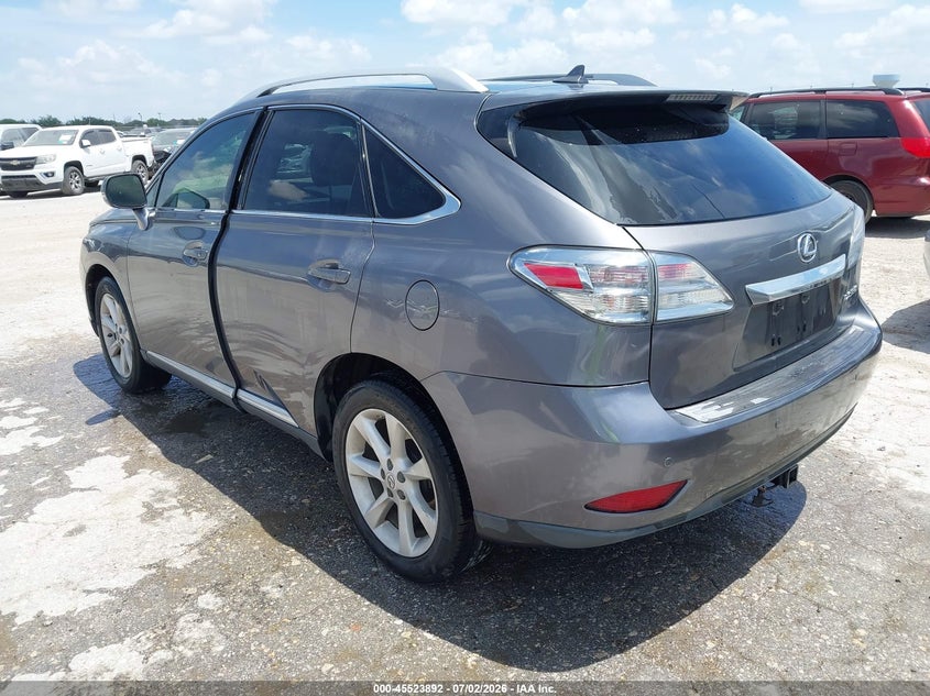 2012 LEXUS RX 350 auction photo 3