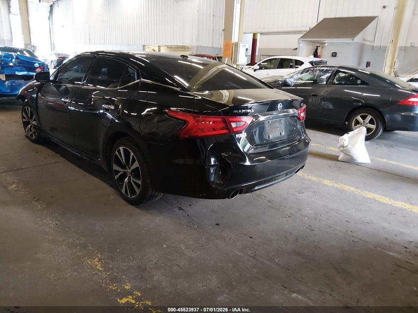 Vin: 1n4aa6ap9jc392658, lot: 46022153, nissan maxima 3.5 sl 20183