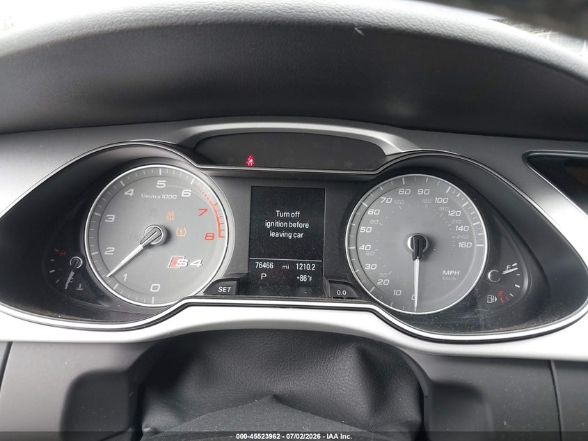2015 Audi S4 3.0T Premium Plus VIN: WAUBGAFL8FA105509 Lot: 45523962