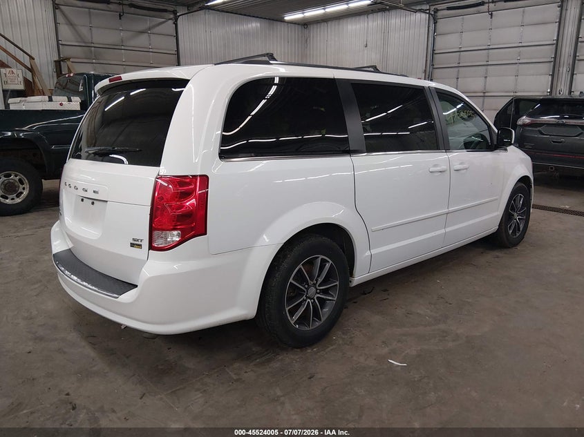 Vin: 2c4rdgcg3hr580536, lot: 46022221, dodge grand caravan sxt 20174