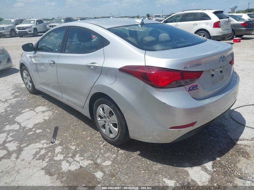 2016 HYUNDAI ELANTRA auction photo 3