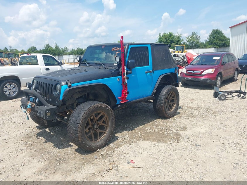 2012 JEEP WRANGLER auction photo 2
